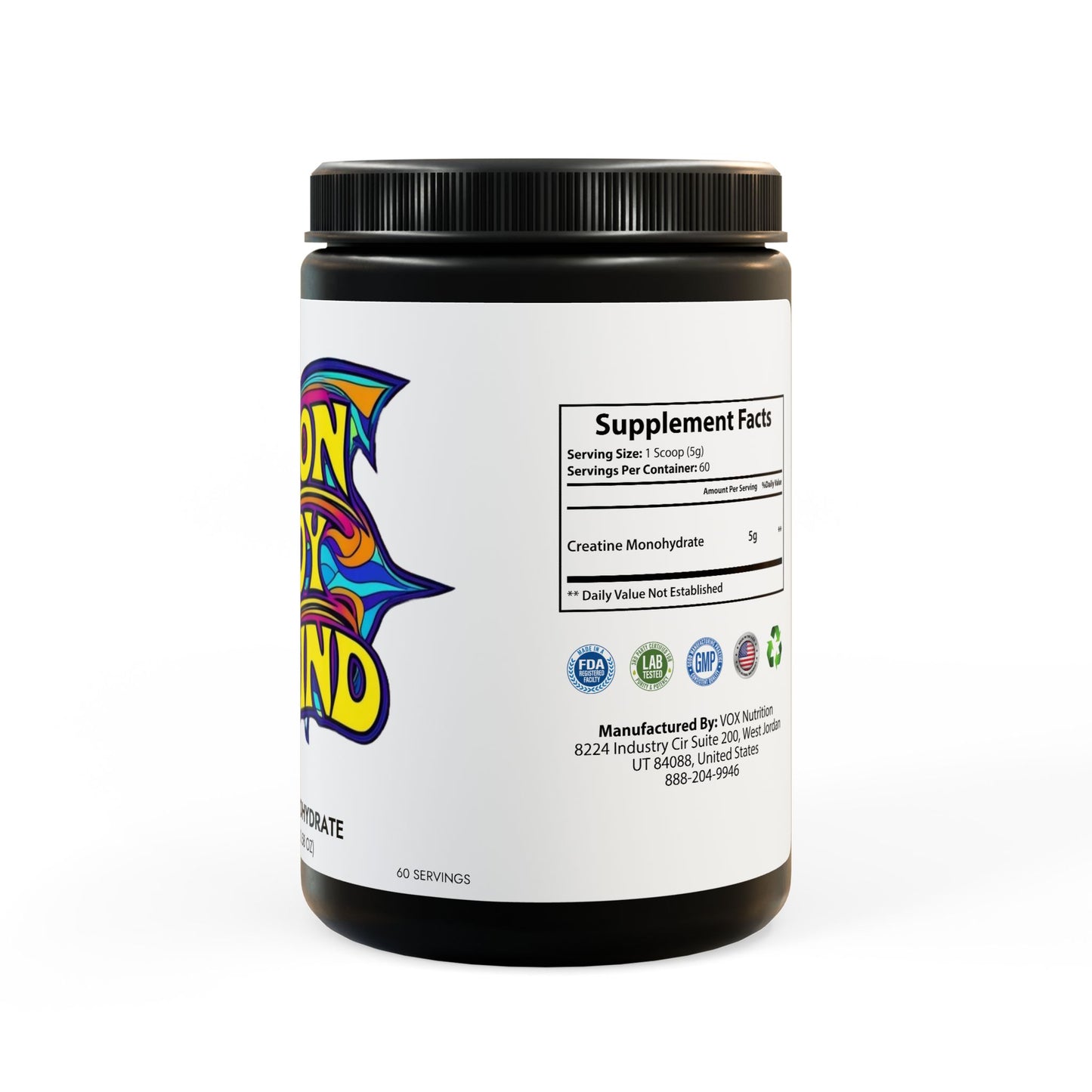 Creatine Monohydrate Supplement (300g, 10.58oz)