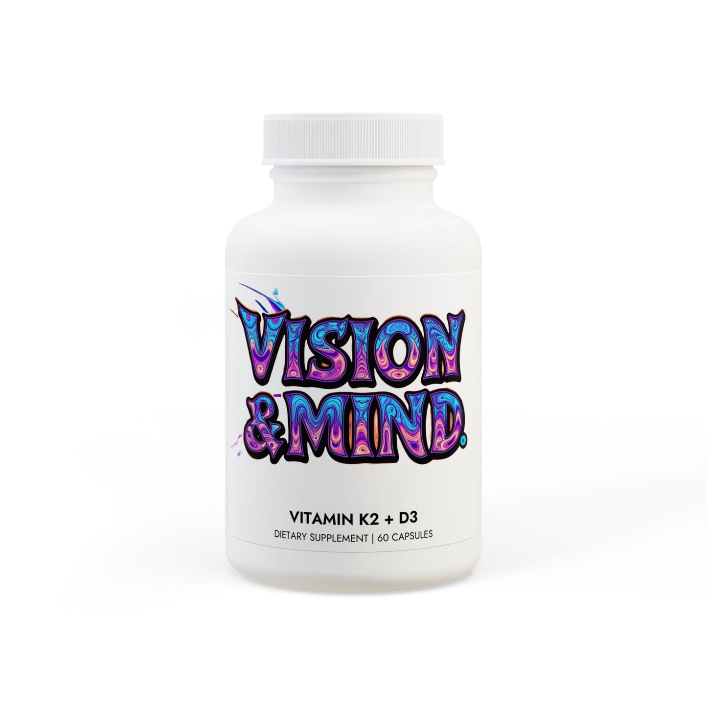 Vitamin K2 + D3 Supplement (60 Capsules)