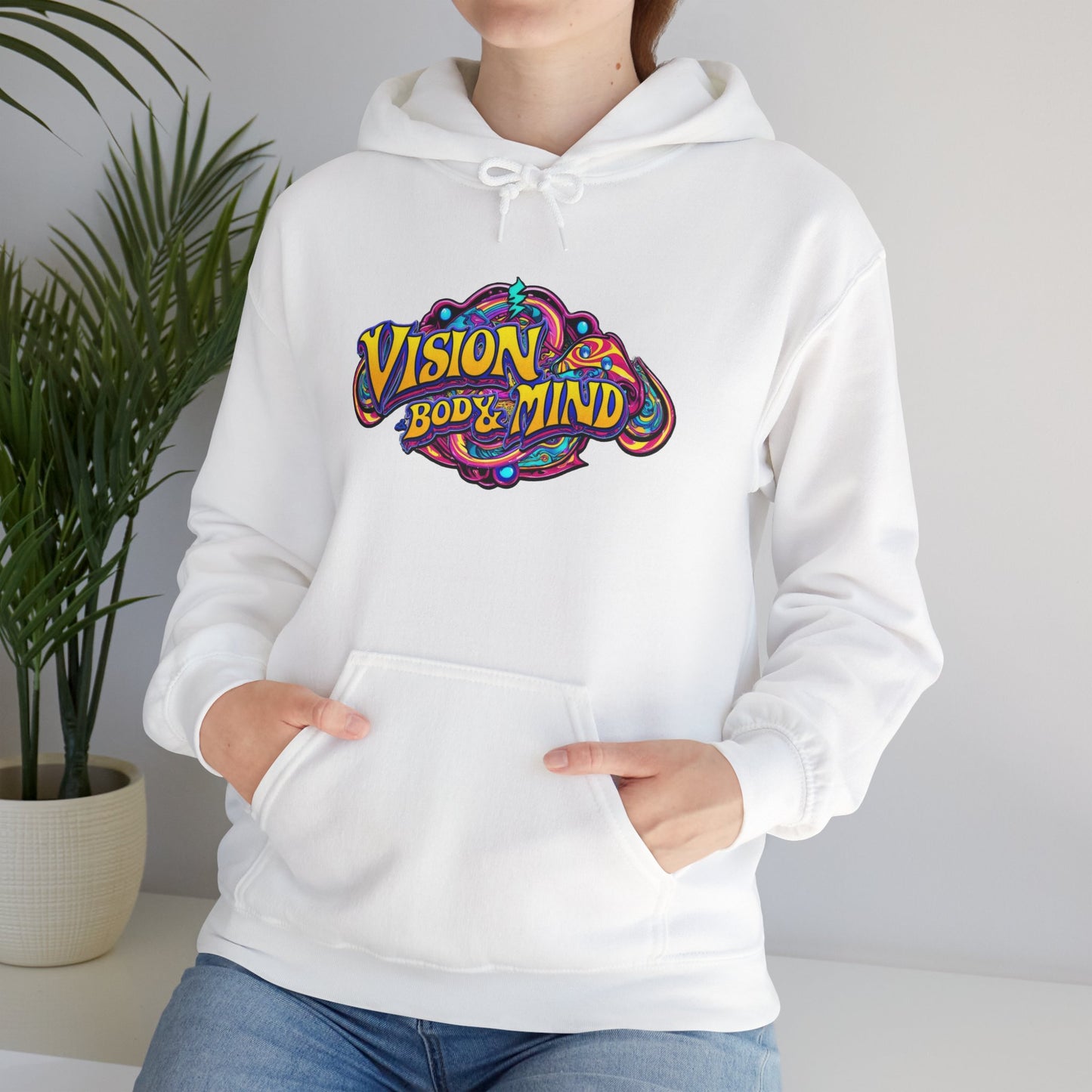 Vision Body Mind Unisex Hooded Sweatshirt - Cozy & Inspirational