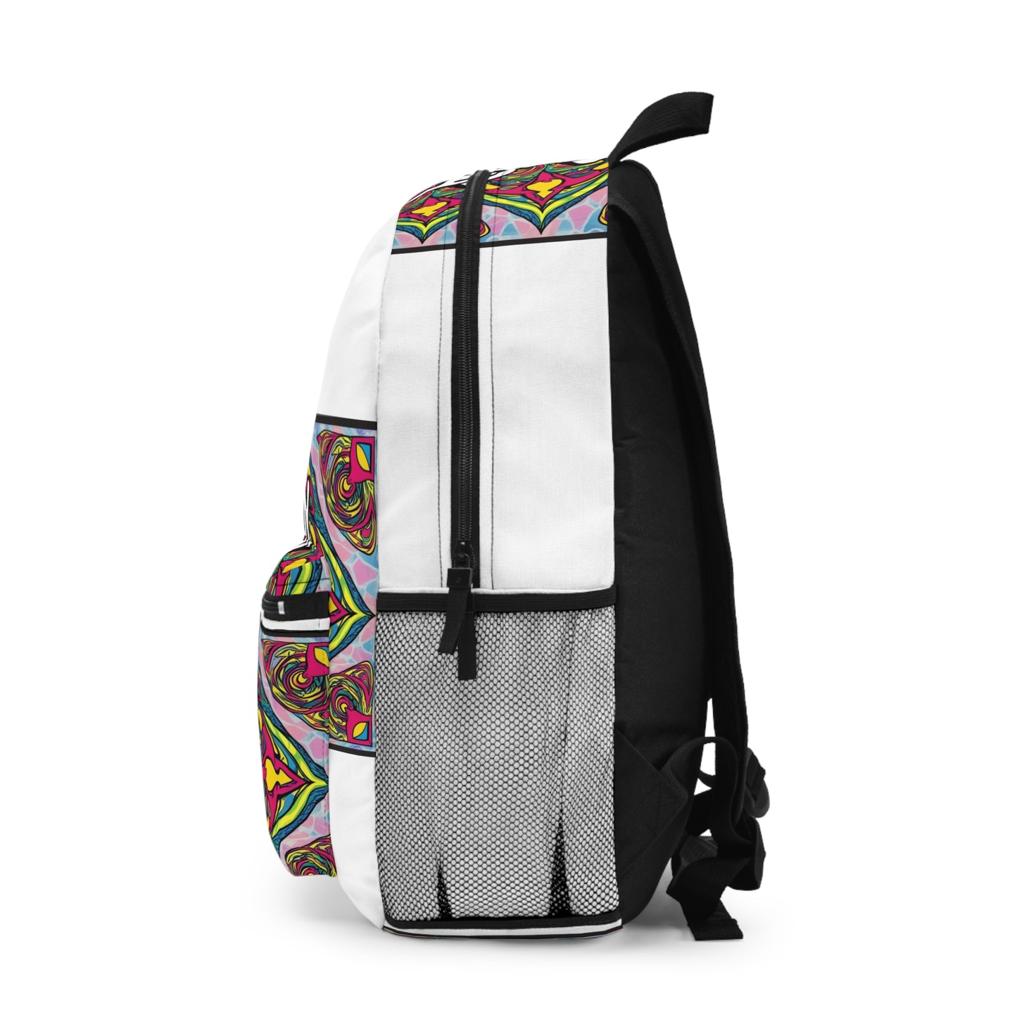 Vision Body and Mind Colorful Backpack - Perfect for Artists and Students