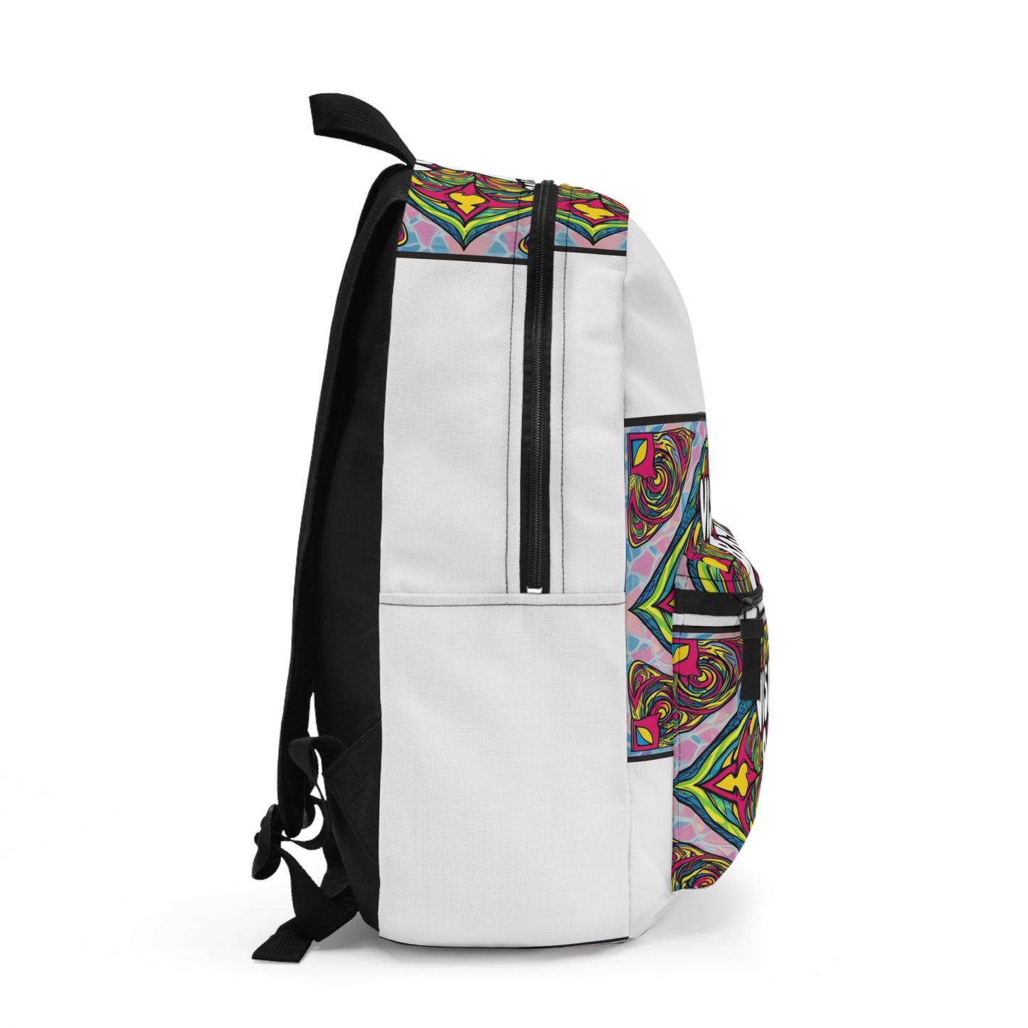 Vision Body and Mind Colorful Backpack - Perfect for Artists and Students