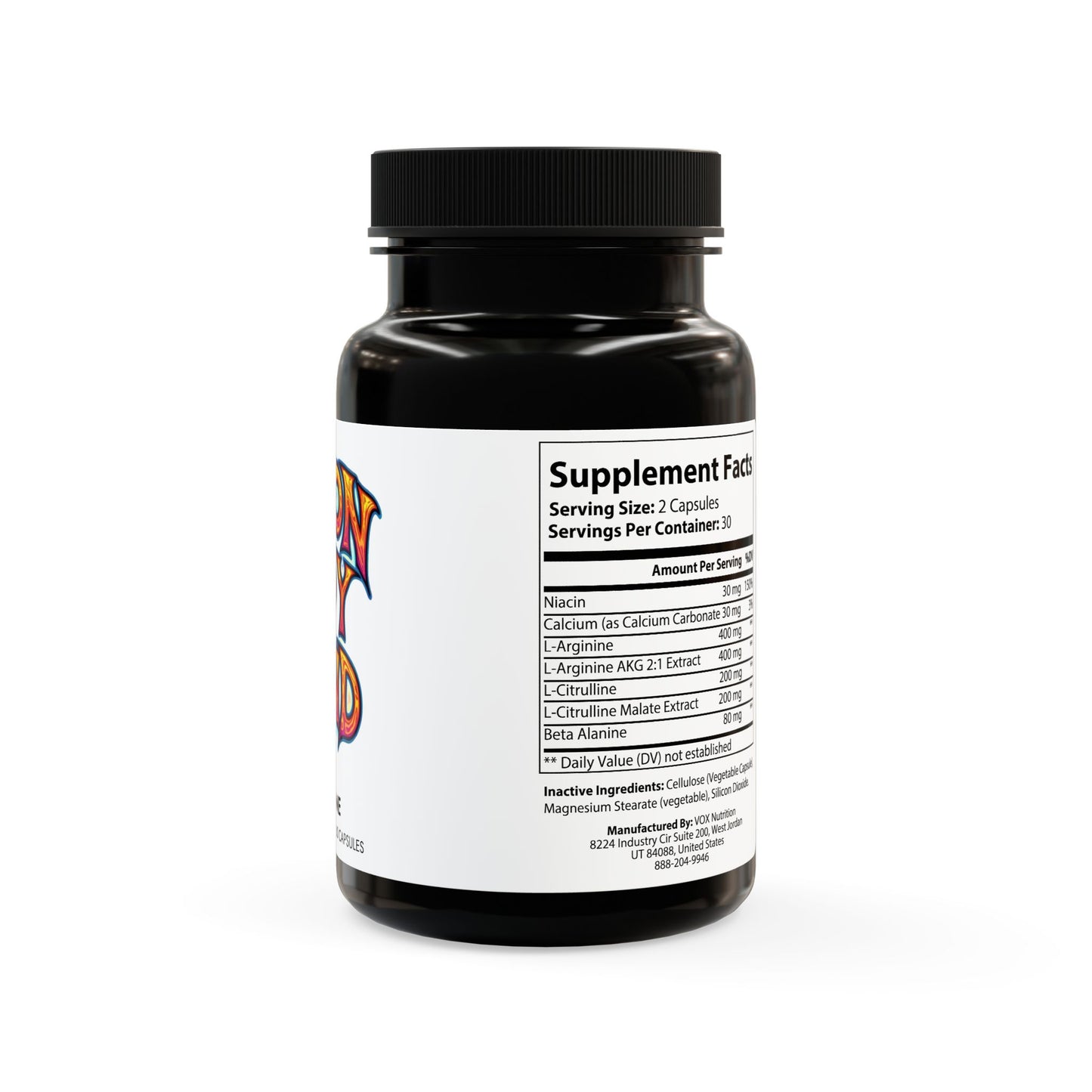 L-Arginine Supplement (60 Capsules)